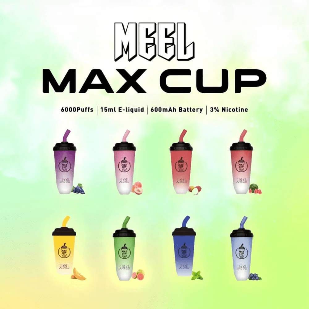 MEEL奶茶杯-6000-PUFFS-拋棄式電子煙 Meel Max Cup 6000口拋棄式電子煙|奶茶杯一次性電子煙・大容量續航・台灣現貨:圖片 1