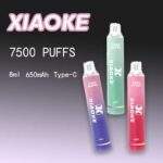XIAOKE 梟客拋棄式電子煙7500口｜一次性可充電・發光設計・24種風味現貨：圖片 2